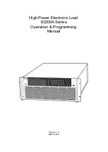 Preview for 2 page of Chroma 63200A Series Operation & Programming Manual