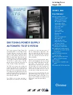 Chroma 8000 Specification Sheet preview