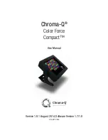 Chroma Color Force Compact User Manual preview