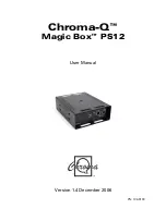 Chroma Magic Box PS12 User Manual preview