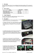 Preview for 2 page of Chroma Space Force 650-9070 Quick Start Manual