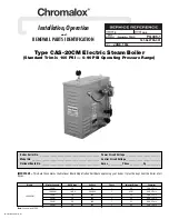 Chromalox CAS-20CM Installation, Operation And Renewal Parts Identification предпросмотр