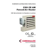 Chromalox CXH-C-03S Installation And Operation Instructions Manual preview