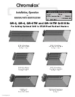 Preview for 1 page of Chromalox GR-14TW Installation, Operation And Renewal Parts Identification