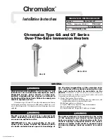 Предварительный просмотр 1 страницы Chromalox GS Installation Instructions