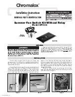 Chromalox ISFS-02 Installation Instructions And Renewal Parts Identification предпросмотр