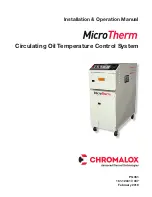 Предварительный просмотр 1 страницы Chromalox MicroTherm Installation & Operation Manual