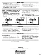 Preview for 2 page of Chromalox NWHMT Installation &  Operation Instruction