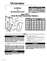 Chromalox PD422-4 Installation And Operating Instructions предпросмотр