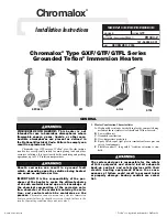 Preview for 1 page of Chromalox PD444-2 Installation Instructions