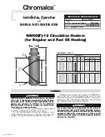 Предварительный просмотр 1 страницы Chromalox PE426-2 Installation, Operation And Renewal Parts Identification