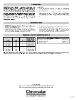 Preview for 2 page of Chromalox PE432-2 Installation, Operation And Renewal Parts Identification