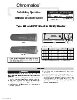 Chromalox PF421-6 Installation, Operation And Renewal Parts Identification предпросмотр