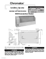 Chromalox PF422-5 Installation, Operation And Renewal Parts Identification preview