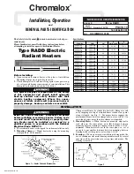 Chromalox PG412-10 Installation, Operation And Renewal Parts Identification preview