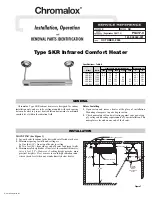 Предварительный просмотр 1 страницы Chromalox PG417-3 Installation, Operation And Renewal Parts Identification