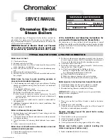 Chromalox PQ402-6 Service Manual preview