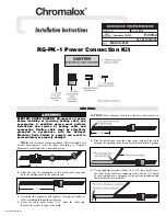 Preview for 1 page of Chromalox RG-PK-1 Installation Instructions