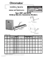 Chromalox RST PN400-3 Installation & Operation Manual предпросмотр