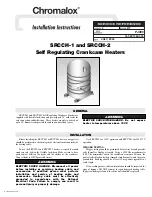 Chromalox SRCCH-1 Installation Instructions предпросмотр