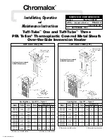 Предварительный просмотр 1 страницы Chromalox TUFF-TUBE PD437-4 Installation & Operation Instructions