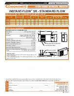 Preview for 2 page of Chronomite INSTANT-FLOW SR Series Get Started