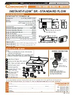 Preview for 3 page of Chronomite INSTANT-FLOW SR Series Get Started