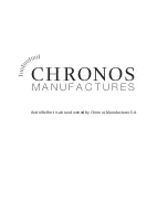 Chronos Manufactures AB-4410 Etoile Polaire Instruction Manual / International Guarantee preview