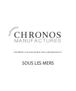 Предварительный просмотр 1 страницы Chronos Manufactures Andre Belfort AB-2010 Instruction Manual