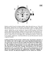 Предварительный просмотр 5 страницы Chronos Manufactures Andre Belfort AB - 4810 Agevole Instructions For Use Manual