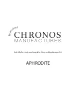 Chronos Manufactures Andre Belfort AB-6010 Instruction Manual preview