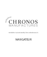 Предварительный просмотр 1 страницы Chronos Manufactures Andre Belfort AB-7210 Instruction Manual