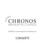 Предварительный просмотр 1 страницы Chronos Manufactures Andre Belfort AB-7610 Instruction Manual