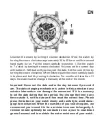 Предварительный просмотр 9 страницы Chronos Manufactures Andre Belfort AB-7610 Instruction Manual