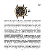 Предварительный просмотр 4 страницы Chronos Manufactures Andre Belfort AB-7910 Instruction Manual