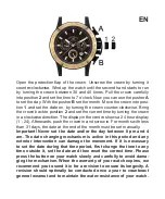 Предварительный просмотр 9 страницы Chronos Manufactures Andre Belfort AB-7910 Instruction Manual