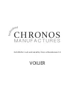 Chronos Manufactures Andre Belfort AB-8310 Instruction Manual предпросмотр