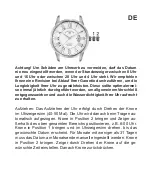 Предварительный просмотр 5 страницы Chronos Manufactures Andre Belfort AB-9210 Le Maitre Instruction Manual / International Guarantee