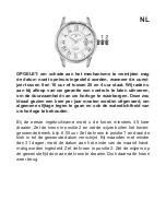 Предварительный просмотр 25 страницы Chronos Manufactures Andre Belfort AB-9210 Le Maitre Instruction Manual / International Guarantee