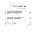 Предварительный просмотр 2 страницы Chronos Manufactures Chrono Diamond Dionne 10910 Instruction Manual / International Guarantee