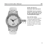 Предварительный просмотр 12 страницы Chronos Manufactures Chrono Diamond Dionne 10910 Instruction Manual / International Guarantee