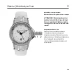 Предварительный просмотр 28 страницы Chronos Manufactures Chrono Diamond Dionne 10910 Instruction Manual / International Guarantee