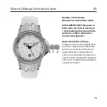 Предварительный просмотр 36 страницы Chronos Manufactures Chrono Diamond Dionne 10910 Instruction Manual / International Guarantee