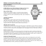 Предварительный просмотр 12 страницы Chronos Manufactures Chrono Diamond Hektor 11600 Instruction Manual