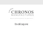 Chronos Manufactures Mathieu Legrand Dodecagone MLG-1006-A Instruction Manual / International Guarantee предпросмотр