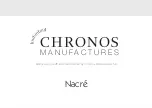 Предварительный просмотр 1 страницы Chronos Manufactures Mathieu Legrand Nacre MLG-2104-A Instruction Manual / International Guarantee