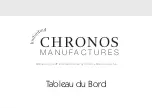 Chronos Manufactures Mathieu Legrand Tableau du Bord Instruction Manual предпросмотр