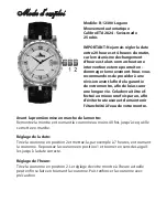 Preview for 13 page of Chronos Manufactures Richtenburg R-12300 Lugano Instruction Manual / International Guarantee