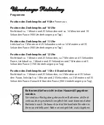 Preview for 6 page of Chronos Manufactures Richtenburg R-70100 Manual