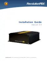 Chronos Telecom RevolutionPBX Installation Manual preview